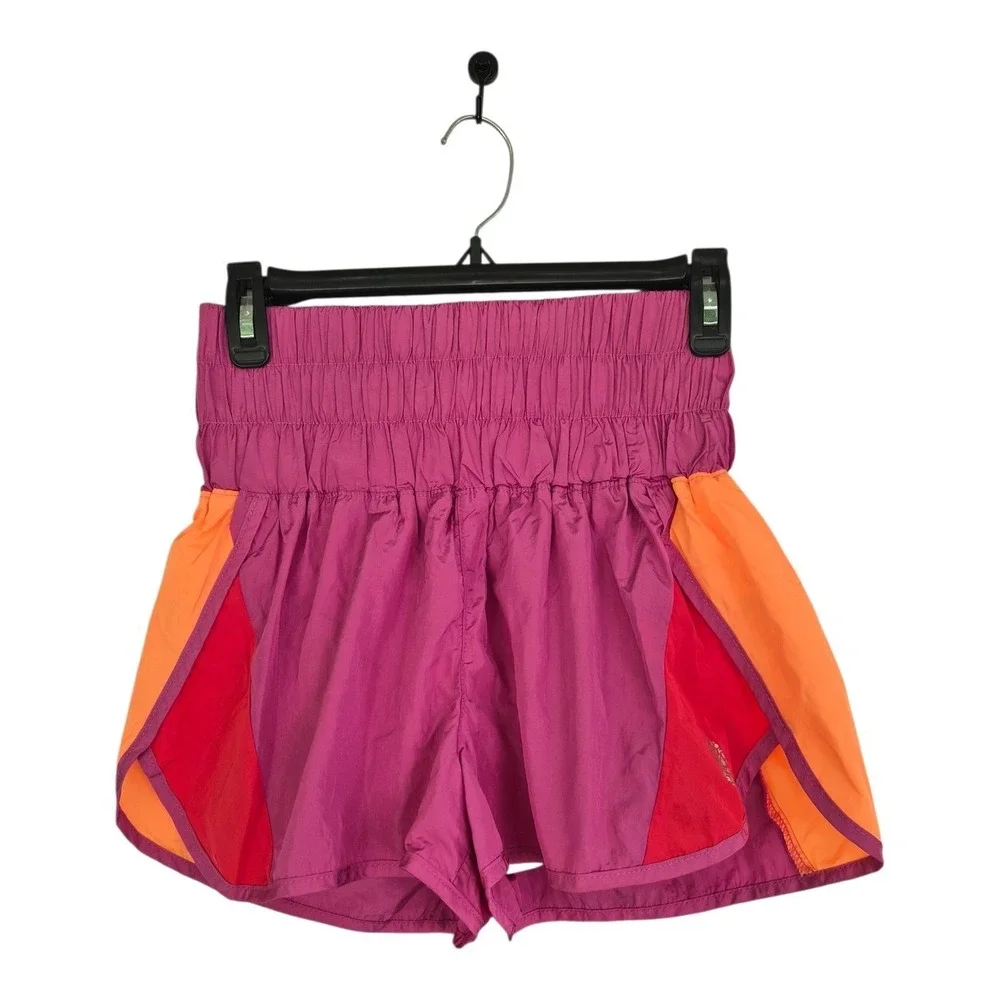 Free People x FP Movement‎ Hot Shot Running Shorts Purple Orange Women's S